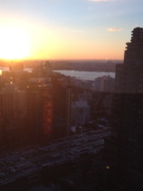 NYC sunset
